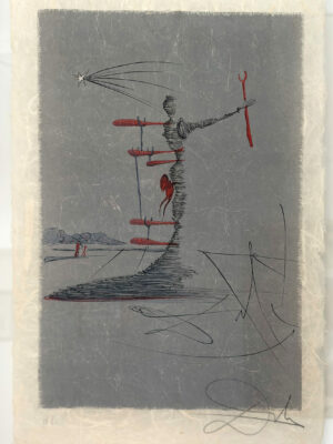 Salvador DALI - "La Femme dans le Cosmos dominant le Monde"