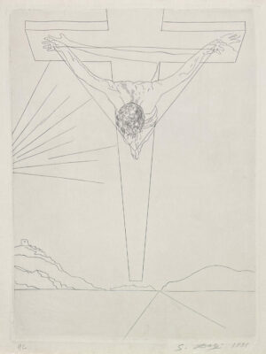 Salvador DALI - "Manifests Mystique - Christ of St John of the Cross"