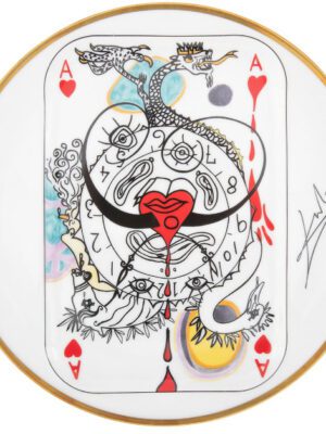 Salvador DALI - "Carte à jouer - As de Coeur" (Maison Puiforcat)