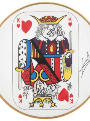 Salvador DALI - "Carte à jouer - Roi de Coeur" (Maison Puiforcat)
