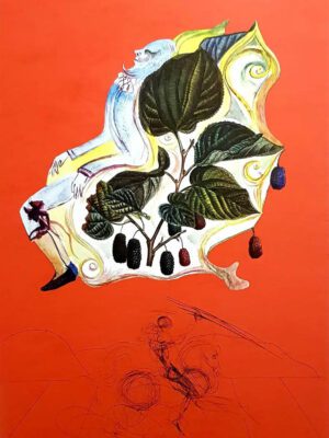 Salvador DALI - "Fruits - Mûres Sauvages (Blackberries)"